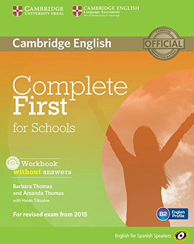 Complete first for schools for spanish speakers workbook without answers with audio cd