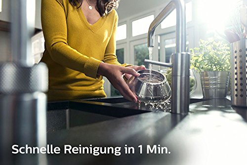 Philips HR1916/70 Entsafter, QuickClean Technologie, Vorspülfunktion, 2 Geschwindigkeiten, 900 W, schwarz - 3