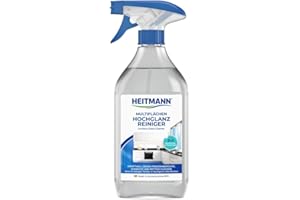 ‎HEITMANN PURE HEITMANN pure Multiflächen Hochglanzreiniger | Kraftvoll gegen Fett & Fingerabdrücke | Streifenfrei auf Glas, Möbel & Hochglanzoberflächen | 2in1 Formel | 500 ml