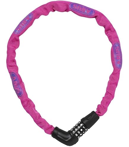 ABUS gepantserd kabelslot Steel-O-Flex Tresorflex 6615C SCLL beugel - combinatieslot van staalkabel met bepantsering van stalen hulzen - ABUS veiligheidsniveau 5 - 85 cm