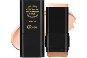 O'CHEAL Fond de teint pour le visage, ligne de niveau, fond de teint durable léger, blanchiment, correcteur de maquillage pour le contour du visage, 15g, 02# naturel