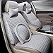 Produktbild HOMEE@ Vier Jahreszeiten Universal Flachs Kissen Auto Sitzbezug , Gray,gray