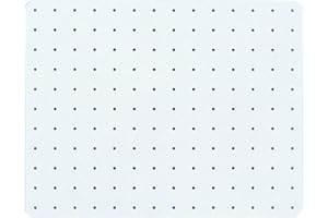 ‎HAMA Hama Perlen 9003 Lochplatte Rechteck für 154 Maxi Stick Stecker in transparent, ca. 24 x 19 cm, kreativer Bastelspaß für Groß und Klein