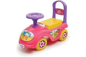 LITTLE LOT My First Ride On - Pink, 12 Months to 3 Years, Toddler Push Along Car