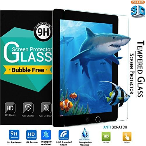 iPad Pro 10.5 Screen Protector, Easy Digital 3D HD Tempered-Glass Screen Protector with 9H Hardness / Premium Crystal Clear / Scratch-Resistant / Bubble-Free Installation for iPad Pro 10.5 inch (2017 Release)
