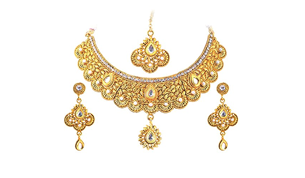 Zevarin Sona Moti Party Karigiri Set 