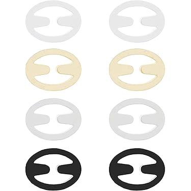 BH Strap Clips Racerback Conceal Bandjes voor Splitsing Control - 6 Stuk, Ronde, one size BH Strap Clips Racerback Conceal Bandjes voor Splitsing Control - 6 Stuk, Ronde, one size