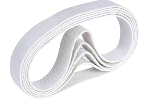 INDIAN STORE 24 3M Scotch Brite Schleifband Vliesband Rohrbandschleifer Schleifmaschine SC-BL 40x760mm, 5 Stück, Körnungsbereich (Type T/Polishing/white)