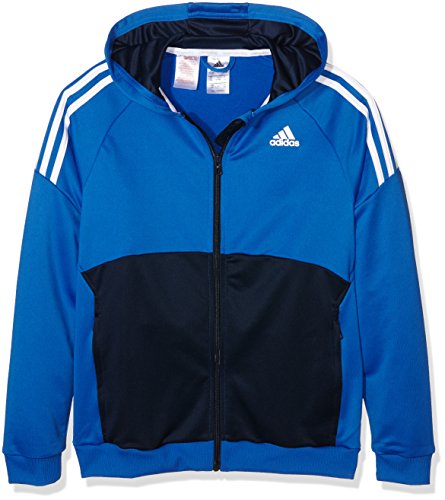adidas Jungen Gear Up Kapuzenjacke, Blau, 176, AA9124