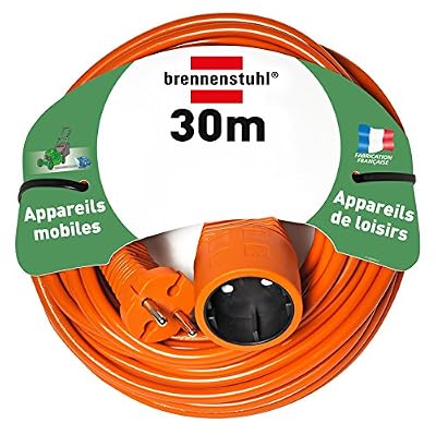 Brennenstuhl 1162301 Rallonge électrique 30 m H05VV-F 2 x 1,5 Orange