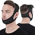 LDATY Anti Snoring Device Anti-Slip Adjustable Anti Snoring Chin Strap,Snoring Reduction Stop Snoring Device Snoring Solution,Professional Effective Anti Dry Mouth Chin Strap Stop Noise Snoring Strap