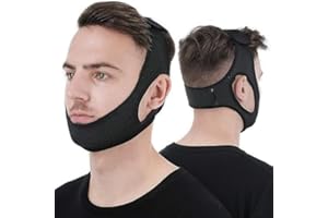 LDATY Anti Snoring Device Anti-Slip Adjustable Anti Snoring Chin Strap,Snoring Reduction Stop Snoring Device Snoring Solution,Professional Effective Anti Dry Mouth Chin Strap Stop Noise Snoring Strap