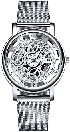 Men's Watches with Skeleton Face Wrist Watches for Men