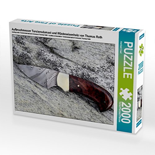 Preisvergleich Produktbild CALVENDO 4059478950818 Aufbruchmesser Torsionsdamast und Wüsteneisenholz von Thomas Roth 2000 Teile Lege-Größe 90 x 67 cm Foto-Puzzle Bild von Saal Heribert, Weiß