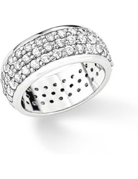 S. Oliver Damen-Ring 925 Silber Zirkonia weiß 3849