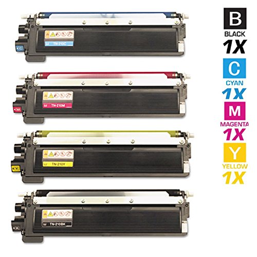 8 HOCHLEISTUNGS TONER mit 80% mehr DRUCKLEISTUNG 3.700 Seiten Schwarz 2.500 Seiten CYM für Brother HL-3040CN HL-3070CW MFC-9120CN MFC-9320CW DCP-9010CN / HL3040CN HL3070CW MFC9120CN MFC9320CW DCP9010CN TN230BK TN230C TN230M TN230Y - 2