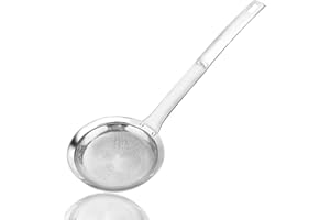 Aiareozy 12cm Schiumarola Acciaio Inox, Schiumarola per Fritti, Ragno da Cucina Acciaio, Colino Fritto, Ragno Cucina per Cucinare, Friggere, Arrostire, Pasta o Gnocchi in Cucina