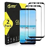 【NOTA IMPORTANTE】: El protector de pantalla está hecho para el teléfono inteligente Samsung Galaxy S9 Plus, debido a que la pantalla Samsung Galaxy S9 Plus tiene bordes curvos, el vidrio templado es más pequeño que la pantalla real y no puede cubrirse completamente, solo para ajustarse a las áreas planas