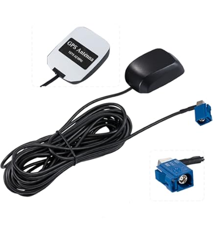 Antenna GPS Attiva Per Auto - Greluma, 4m, Impermeabile, Connettore SMA