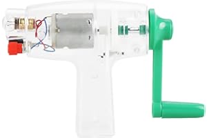FYEARFLY Generatore di elettricità azionato a manovella, Dinamo a Manovella, generatore Elettrico a manovella Alimentatore Meccanico di Emergenza Dinamo per dimostrazioni didattiche di Fisica in Aula