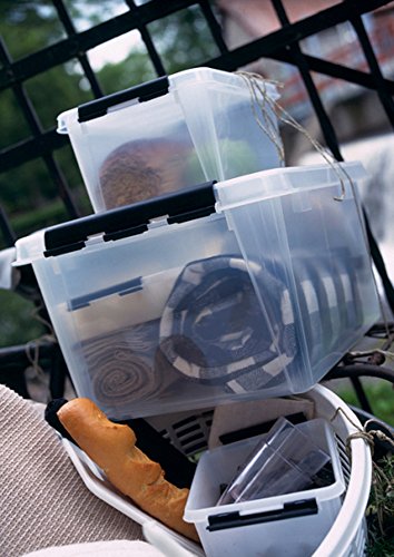 ORTHEX Smart Store Classic 1 / 10 Stück Aufbewahrungsboxen mit Clip-Verschluss im SET, inkl. Beschriftungsetiketten - 4