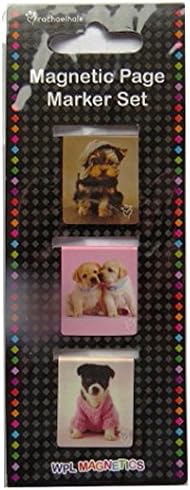 Magnetic Page Bookmarks - Puppies - by Wildside