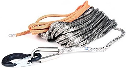 Novoleen Plastic Winch Cable Professional X 5,5 t; Ø 8 mm, L = 38 cm M incl. hook