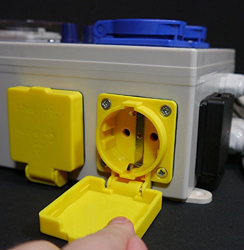 SMSCOM SwitchBox All-In-One. Zeitschaltuhr für 4x600W Pflanzenlicht inklusive Fancontroller für zwei Lüfter - 8