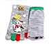 Produktbild efsdhg 1pc Christmas Santa andSnowman Socken fünf Finger-Socken-Socken Wanm Winter-Causal-Socken mit Non Skid für Damen-Mädchen-Geschenke - Grau