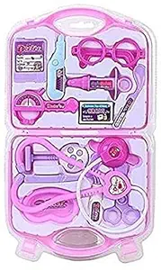 Wonder Creatures Doctor Pretend Play Set Portable Foldable Suitcase Bag Medical Tool for Girls & Boys (Multicolor)