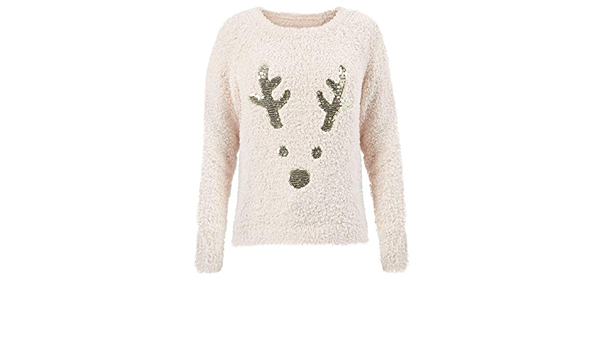 ladies fluffy christmas jumpers
