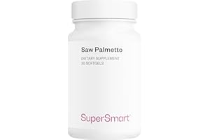 Saw Palmetto - Aide à Maintenir une Santé Optimale de la Prostate - Soutient le Débit Urinaire - Extrait Lipidostérolique de Palmier Scie Standardisé à 85% d'Acides Gras Libres - SuperSmart
