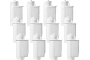 Mutital Filtre à eau pour Siemens® EQ Series, EQ3/EQ6/EQ9, EQ500, S700, 3200 Filtre à eau automatique pour Bosch® TCZ7003, TCZ7033, pour Brita® Intenza 57549 (12 Pièces)