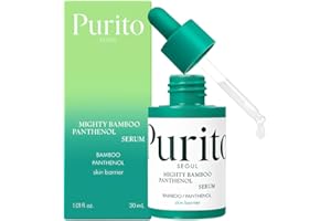 ‎PURITO PURITO Mighty Bamboo Panthenol Serum, Glow Serum, Moisture Barrier Repair, for All Skin Types, Fast Absorbing, Deep Hydration, Glass Skin, Vegan & Cruelty-Free, Korean Skincare 1.01 fl.oz / 30 mL
