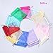Produktbild 50 Stück Organza Geschenkbeutel Tunnelzug Schmuckbeutel Hochzeit Party Mitbringsel Tasche 7*9cm (Gemischte Farben)