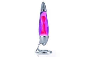 MATHMOS Lava Lamp Neo Lava Lamp for Children & Adults Violet/Pink