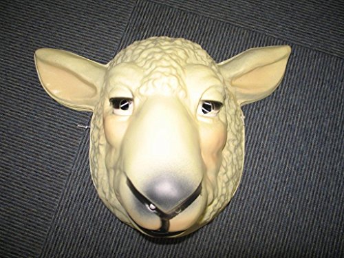 Maske für Erwachsene Schaf, Hartplastik