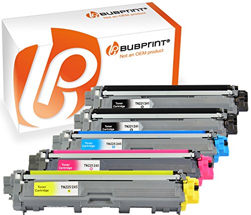 5 Toner kompatibel für Brother TN-241 TN-245 black cyan magenta yellow Brother MFC-9142CDN, DCP-9022,CDW, MFC-9342CDW, MFC-9332CDW, HL-3150CDW, HL-3170CDW