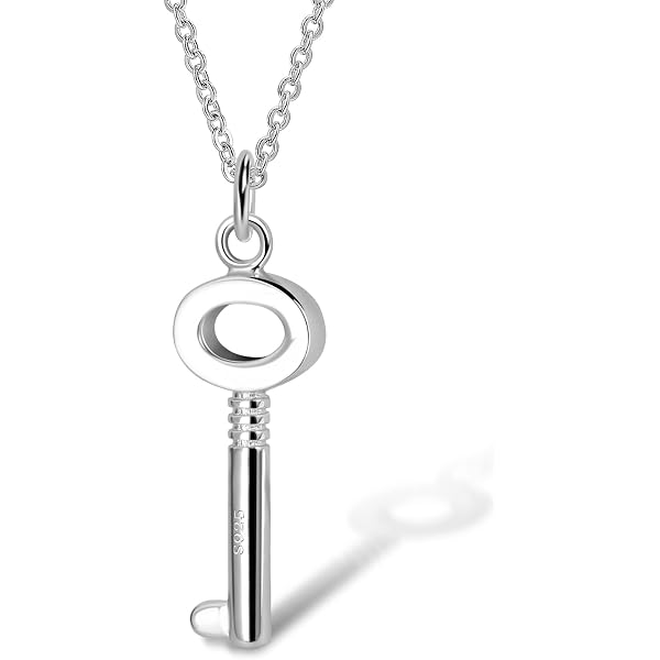 TheCharmWorks Ciondolo A Forma Di Chiave In Argento Sterling – Regalo Perfetto Per Il 18° Compleanno, Con Sacchetto Regalo