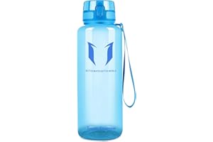 Super Sparrow Botella de agua de 1,5 l, a prueba de fugas, sin BPA, para escuela, deporte, agua, bicicleta