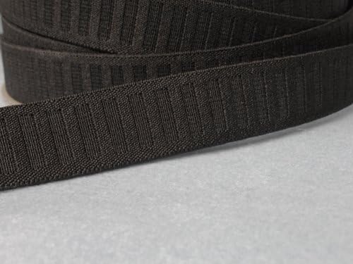 Wholesale Flat Woven Non Roll Elastic - Black 1 100yds by Vogue Fabrics