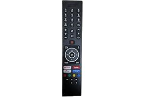 TIANXUNH NEW Universal Remote Control RC43137P for Luxor Bush Digihome Finlux Electriq Smart TV, No Setup Required have Netflix/Youtube/Freeview Play/Prime Video button
