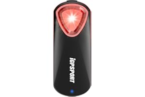 iGPSPORT SR30 Luz Trasera de Radar de Bicicleta Computadora Duración de 20h Visible a 150m 6 Modos, luz Recargable Tipo C para Ciclismo MTB, Batería de Larga Duración