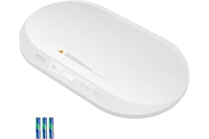 VEVOR Bilancia Digitale per Neonati con Metro a Nastro, Bilancia Multifunzione per Bambini, Monitorare Peso Altezza con Funzione Hold & Tare Bambini Piccoli, Animali Domestici, Capacità 40 kg