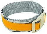 Uhrenarmband 20mm Textil für Baby-G Durchzugsband BGX-240V Camouflage grau/orange