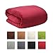 Produktbild Beautissu XXL Kuscheldecke Aurelia 220x240cm Mikrofaserdecke als flauschige Coral-Fleece Wohn-Decke ÖKO-TEX rot