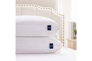 ACCURATEX King Pillows 2 Pack, Adjustable Hybrid Memory Foam,46x86cm | removable cotton cover,side back stomach sleepers,fluffy down alternative