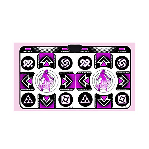 Preisvergleich Produktbild XUMING Doppelte Kabellose Tanzmatte, 30 Mm Dicke Tanzmatte, Schaumstoff-Spielmatte, Schallisolierung, HD-TV-Computer, Dual-Body-Spiel-Tanzmaschine - Erwachsene / Kinder,A