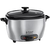 Russell Hobbs Cuiseur de Riz [Familial] Maxicook (5L, 14 portions, 700W, Spatule & Dosette incl., Arrêt & Maintien au Chaud A