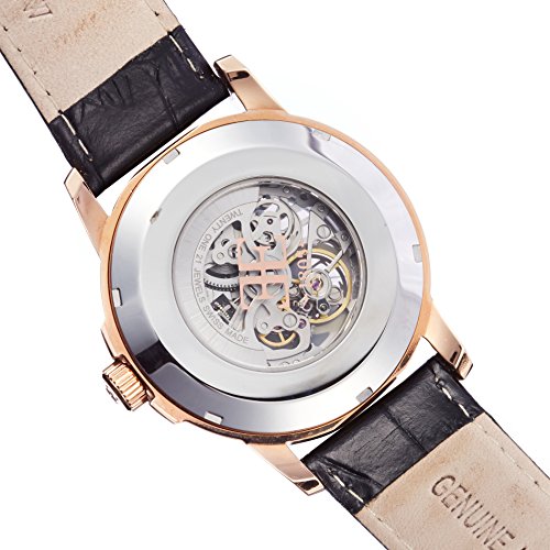 Thomas Earnshaw Beagle Men's Automatic Watch with White Dial Analogue Display with Brown Leather Strap ES-0028-02